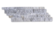 Silver 2x2 Tumbled Travertine Mosaic Tile