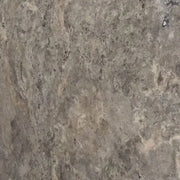 Silver 2cm Filled & Honed Travertine Slab