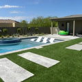 Arctic Silver 6x6 Tumbled Travertine Paver