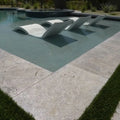 Arctic Silver 12x12 Tumbled Travertine Paver