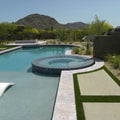 Arctic Silver 16x24 Tumbled Travertine Paver