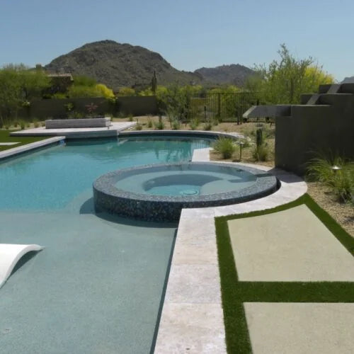 Arctic Silver 16x24 Tumbled Travertine Paver