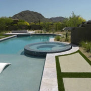 Silver 06x12 Tumbled Travertine Tile