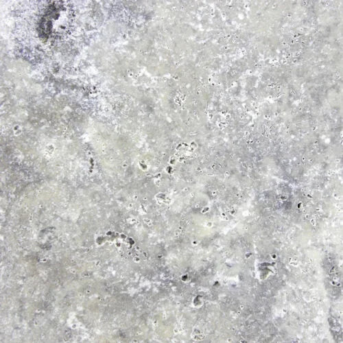 Arctic Silver 16x24 Tumbled Travertine Paver