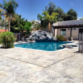 Arctic Silver 6x12 Tumbled Travertine Paver