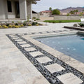 Silver 06x12 Tumbled Travertine Tile