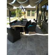Arctic Silver 6x12 Tumbled Travertine Paver