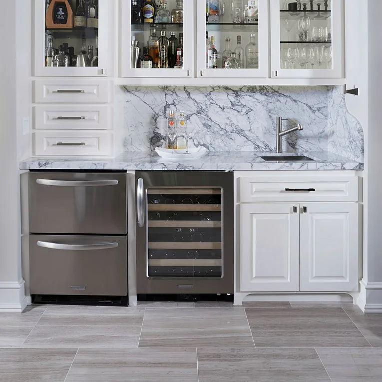 Silver Beige 16x24x3/8 Natural Stone Honed Vein Cut Travertine Tile