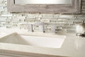Silver Canvas Interlocking Pattern Misc. 0.31 Inch Crystallized Glass Blend Mosaic Tile