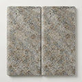 Silver (Pewter Blend) Travertine 12x24 Tumbled Travertine close-up