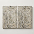 Silver (Pewter Blend) Travertine 16x24 Tumbled Travertine close-up