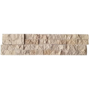 Silver/Secil 5-7/8x24 Mesh Split 3D Stack Quartzite Ledger Stone