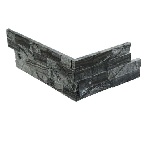 Silver Sheen 26x6 Polished Quartzite Ledger Corner