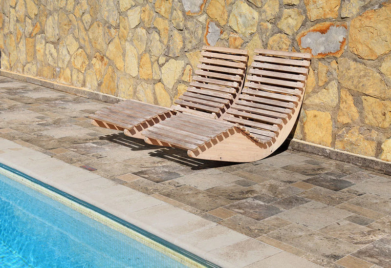 Silver Travertine 16x24 Tumbled 3CM Paver