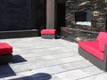 Silver Travertine 24x24 Tumbled 3CM Paver