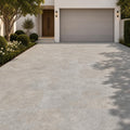 Silver Travertine Paver 24x36 Tumbled 1.25 inch — Front Yard driveway