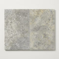 Silver Travertine Pattern Tile – Honed and Filled Rectified 16x24 close-up