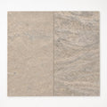 Silver Vein Cut 12x24 HF Travertine Tile close-up