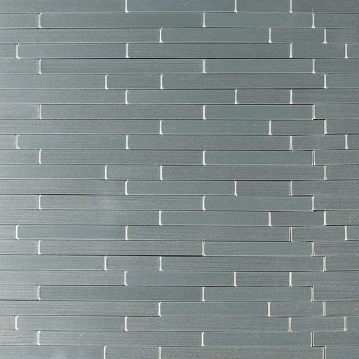 Silverina Interlocking Pattern Misc. 0.20 Inch Metal Mosaic Tile