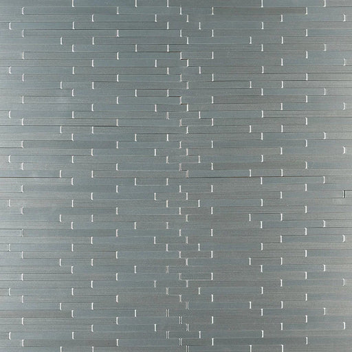 Silverina Interlocking Pattern Misc. 0.20 Inch Metal Mosaic Tile