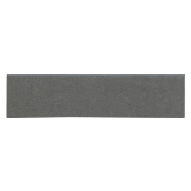 Simply Modern Black 12x3 Bullnose Honed Marble Trim