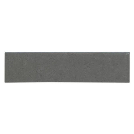 Simply Modern Black 12x3 Bullnose Honed Marble Trim