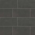 Simply Modern Black 24x12 Honed Non-Rectified Ceramic Field Tile