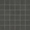 Simply Modern Black 2x2 on 12x12 Sheet Honed Ceramic Mosaic