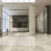 Simply Modern Creme 24x12 Honed Non-Rectified Ceramic Field Tile