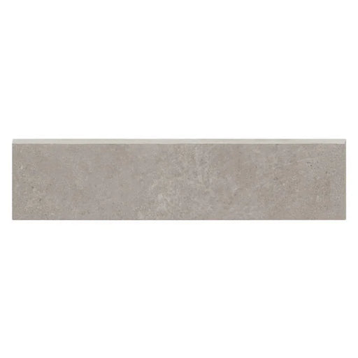 Simply Modern Grey 12x3 Honed Bullnose Ceramic Trim