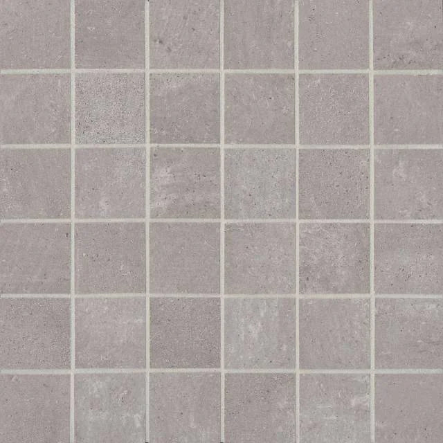 Simply Modern Grey 2x2 12x12 Honed Porcelain Mosaic