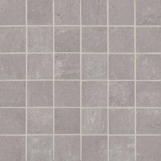 Simply Modern Grey 2x2 12x12 Honed Porcelain Mosaic