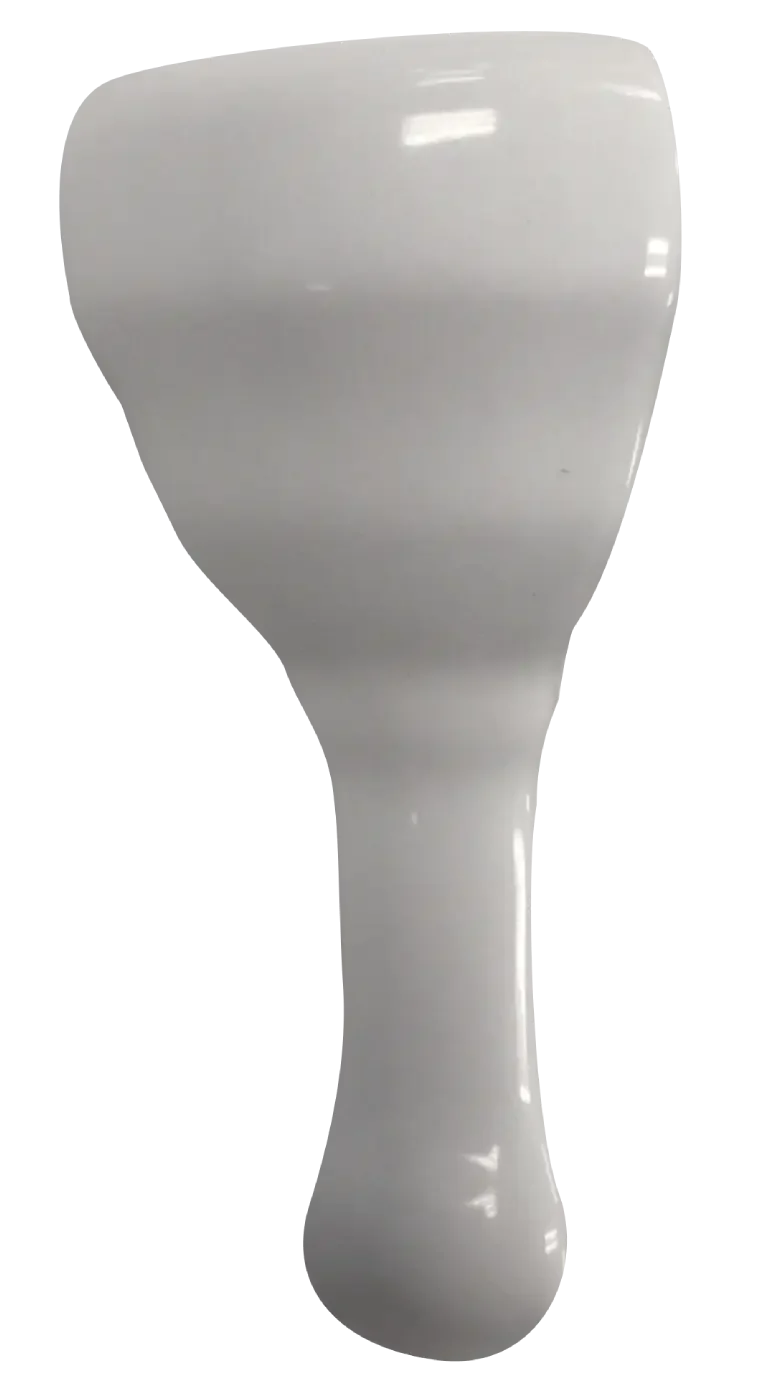 Decorative Accents & Trims BG White Ice Sink Rail 2x3/4 Outcorner Ceramic Wall Trim