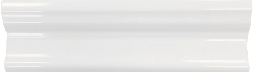 Decorative Bg White Ice 3x10 Sink Rail Ceramic Wall Moulding