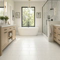 Sintesi Frammenti Bianco 12x24 Porcelain Tile — Primary Bath floor