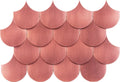 Sirena Copper 11.81x7.87 Glass Mosaic