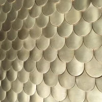 Sirena Gold 11.81x7.87 Glass Mosaic