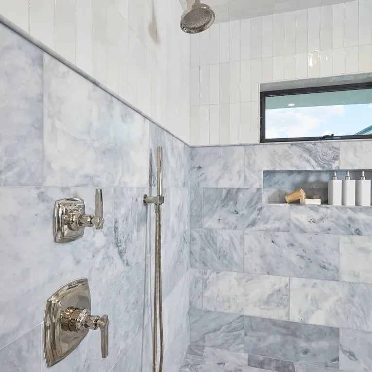 Sky Blue 12x24 Honed Marble Tile