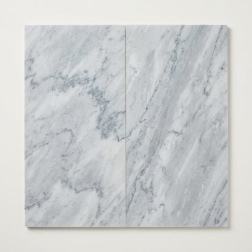 Sky Blue 12x24 Honed Marble Tile close-up