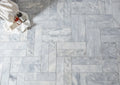 Sky Blue 4x16 Honed Marble Tile