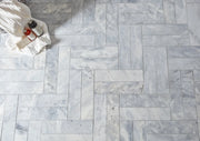 Sky Blue 4x16 Honed Marble Tile