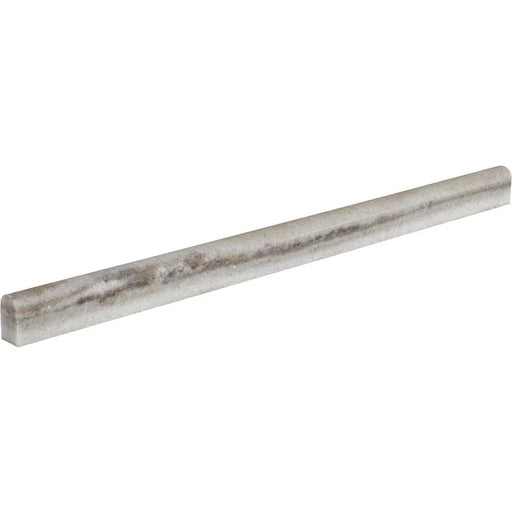 Skyline 1/2x12 Pencil Liner Honed Marble Trim