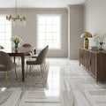 Skyline Marble Tile 18x18 Polished — Dining Room floor