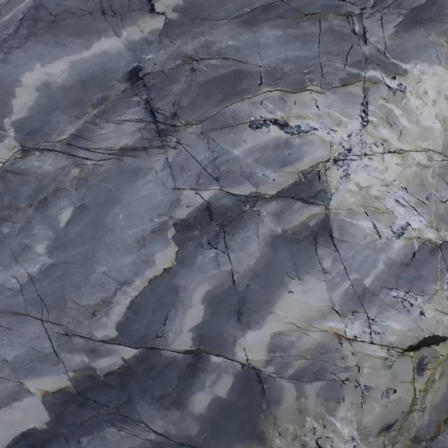 SLABQTE Ijen Blue 2cm Leathered Quartzite Slab