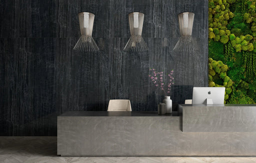 XL Slabs Nero Caressi 48x98 Glazed & Polished Porcelain Tile