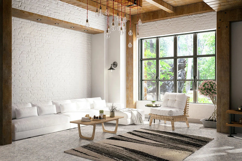 Sliced Ash Pebbles Mesh Backed Pattern Tumbled 0.38 Inch Marble Mosaic Tile