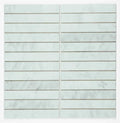 Slot Carrara 11.75x11.75 Honed Marble Mosaic