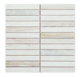 Slot Eura Wood 11.75x11.75 Honed Marble Mosaic