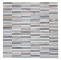 Slot Italian Blue 11.75x11.75 Marble Mosaic