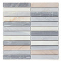 Slot Italian Blue 11.75x11.75 Marble Mosaic